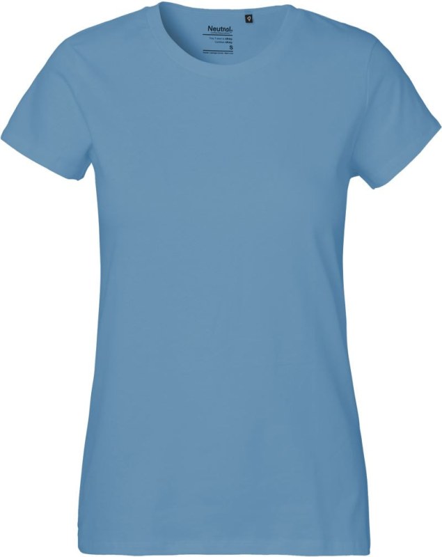 Neutral O 80001 Dámské tričko z těžké bio bavlny 77.8001 dusty indigo