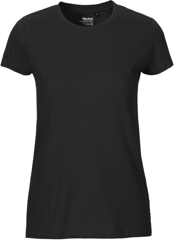 Neutral O 81001 Dámské tričko z bio bavlny 77.8101 black