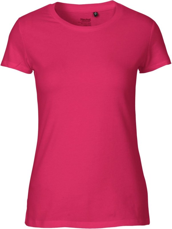 Neutral O 81001 Dámské tričko z bio bavlny 77.8101 pink