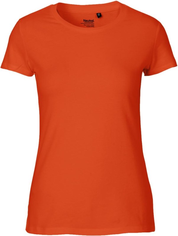 Neutral O 81001 Dámské tričko z bio bavlny 77.8101 orange