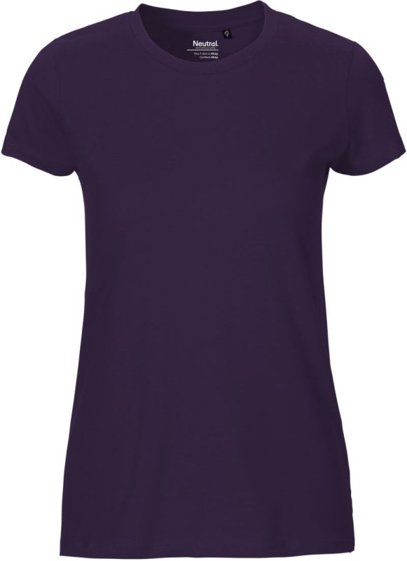 Neutral O 81001 Dámské tričko z bio bavlny 77.8101 purple