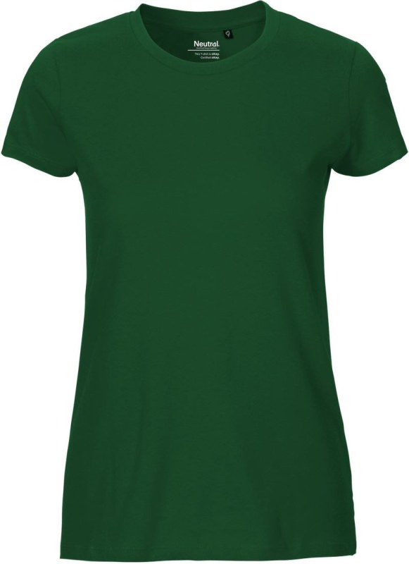 Neutral O 81001 Dámské tričko z bio bavlny 77.8101 bottle green