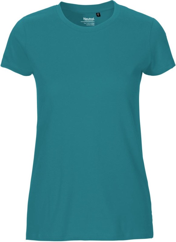 Neutral O 81001 Dámské tričko z bio bavlny 77.8101 teal