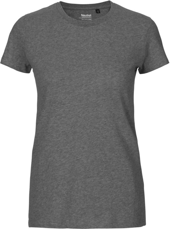 Neutral O 81001 Dámské tričko z bio bavlny 77.8101 dark heather