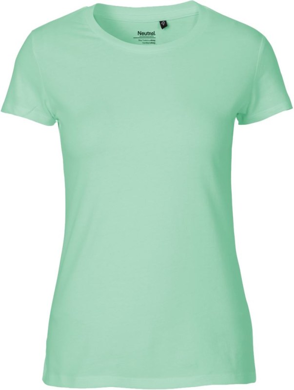 Neutral O 81001 Dámské tričko z bio bavlny 77.8101 dusty mint