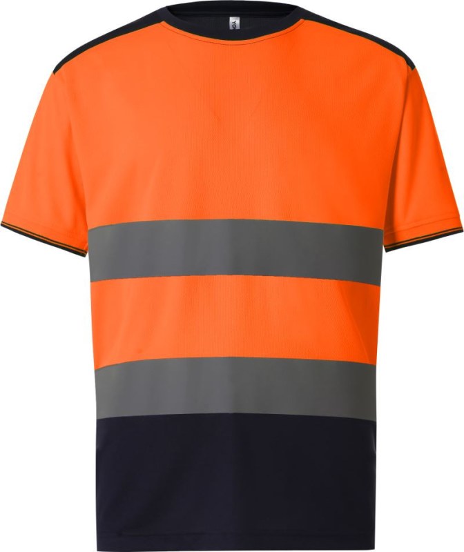 Yoko HVJ 400 Hi-Vis Tričko 79.J400 hi vis orange/navy