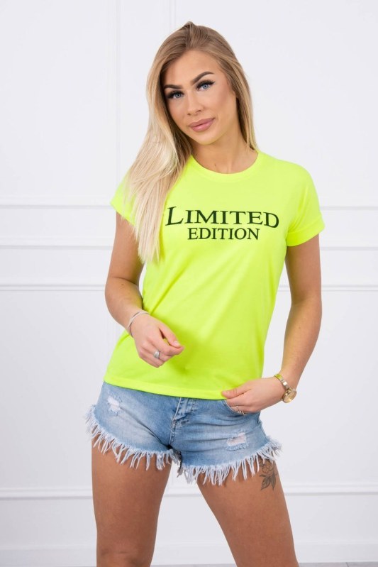 Limitovaná edice halenky žlutá neonová - Dámské oblečení trika