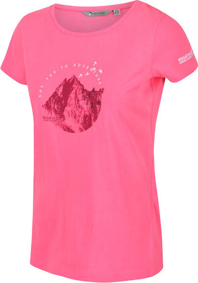 Dámské tričko RWT208 REGATTA Breezed Růžové - Dámské oblečení trika