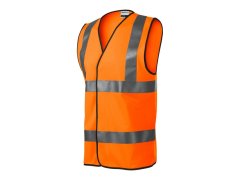 Unisex reflexní vesta HV Bright (fluorescenční oranžová)