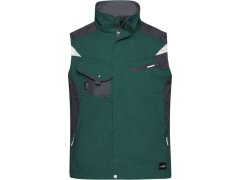 Daiber JN 822 Pracovní vesta - Strong 02.0822 dark green/black