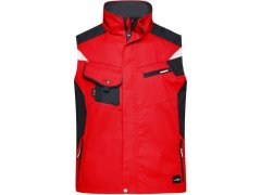 Daiber JN 822 Pracovní vesta - Strong 02.0822 red/black