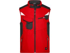 Daiber JN 845 Pracovní vesta - Strong 02.0845 red/black