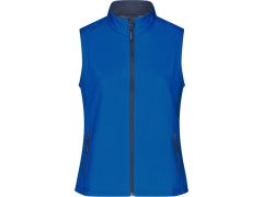 Daiber JN 1127 Dámská 2-vrstvá promo softshellová vesta 02.1127 nautic blue/navy