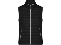 Daiber JN 1137 Dámská péřová vesta 02.1137 black/silver