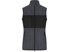Daiber JN 1309 Dámská fleecová vesta 02.1309 carbon/black
