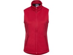 Russell Athletic 041F Dámská 2-vrstvá smart softshellová vesta 10.041F classic red