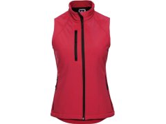 Russell Athletic 141F Dámská 3-vrstvá softshellová vesta 10.141F classic red