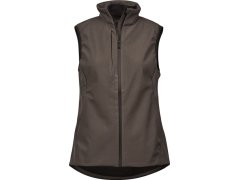 Tee Jays TJ 9523 3vrstvá dámská softshellová vesta „Performance“ 18.9523 earth
