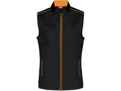 WK WK 6149 Dámská vesta "Day-to-Day" 20.6149 black/orange