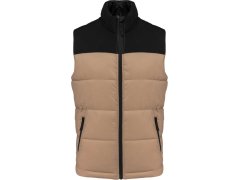 Kariban K 6162 Prošívaná vesta 20.6162 wet sand/black