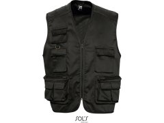 SOL´S Wild Unisex vesta "Safari" 25.3630 black