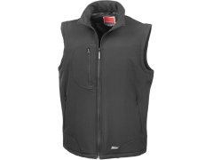 Result R 123X 3-vrstvá softshellová vesta 30.123X black/black