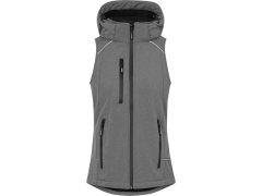 Promodoro 7845 Dámská 3-vrstvá softshellová vesta 40.7845 heather grey