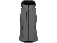 Promodoro 7845 Dámská 3-vrstvá softshellová vesta 40.7845 steel grey