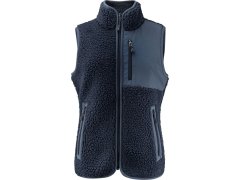 James Harvest Kingsley Fleece Vest Women Dámská fleecová vesta Sherpa "Two-Tone" 62.1505 navy