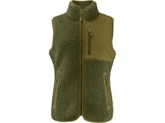 James Harvest Kingsley Fleece Vest Women Dámská fleecová vesta Sherpa "Two-Tone" 62.1505 moss green