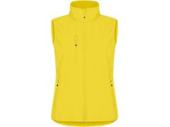 Clique Classic Softshell Vest W Dámská 3-vrstvá softshellová vesta 67.0916 lemon