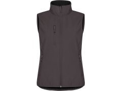 Clique Classic Softshell Vest W Dámská 3-vrstvá softshellová vesta 67.0916 dark grey