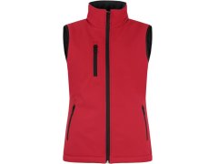 Clique Padded Softshell Vest Women Dámská zateplená softshellová vesta 67.0959 red