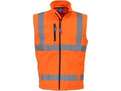 Yoko HV 006 Hi-Vis softshellová vesta 79.V006 hi vis orange