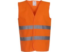Yoko HVW 102 Hi-Vis bezpečnostní vesta 79.W102 hi vis orange