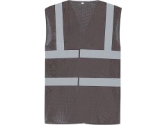 Yoko HVW 120 Hi-Vis síťovaná bezpečnostní vesta 79.W120 grey