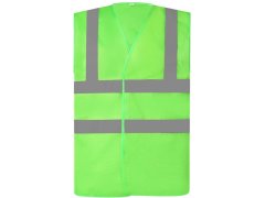 Yoko HVW 120 Hi-Vis síťovaná bezpečnostní vesta 79.W120 lime