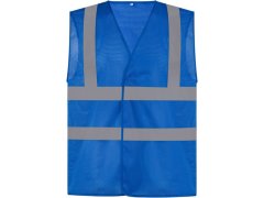 Yoko HVW 120 Hi-Vis síťovaná bezpečnostní vesta 79.W120 royal blue