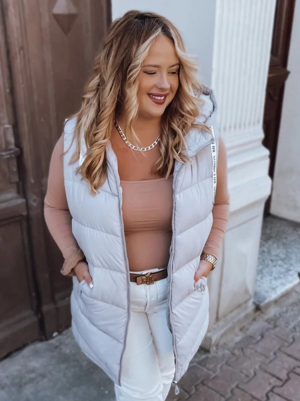 Dámská vesta Dstreet TY2923 MIRELLI šedofialová - BH Forever - Dámské oblečení vesty