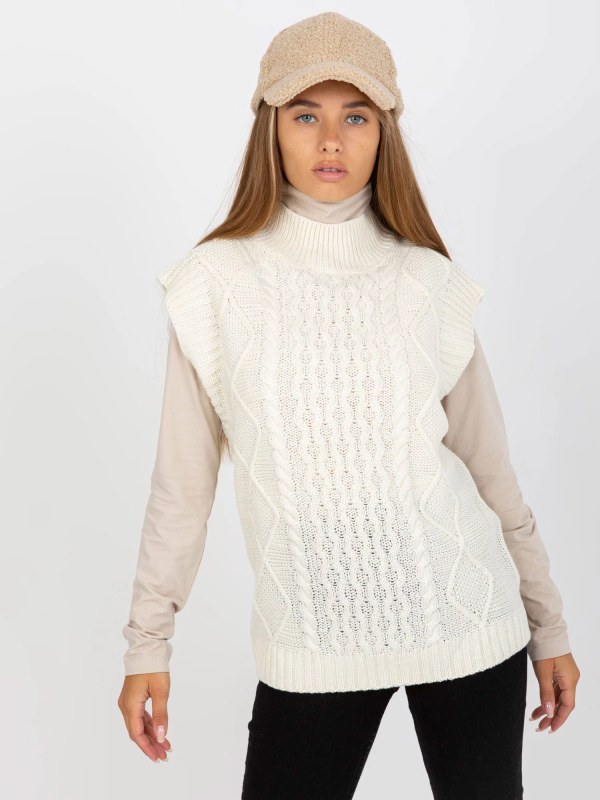 Vesta D90027Z90816A1 bílá - FPrice - Dámské oblečení vesty