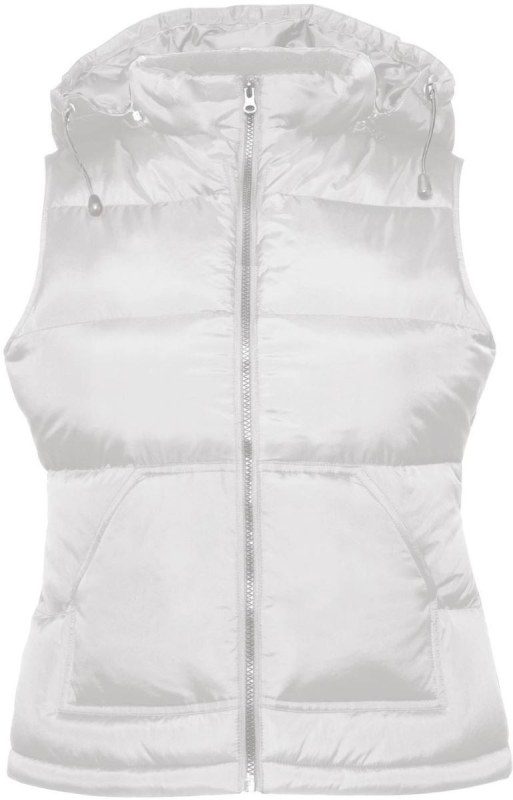 B&C Zen + /women Dámská vesta s kapucí 01.0935 white