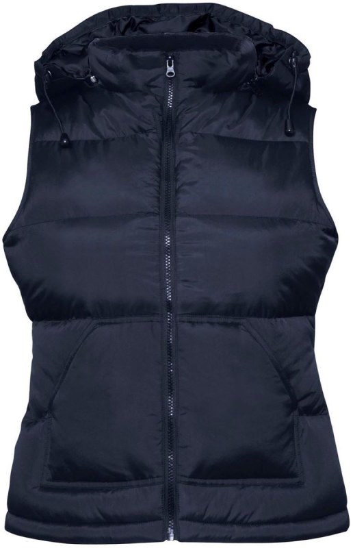 B&C Zen + /women Dámská vesta s kapucí 01.0935 navy