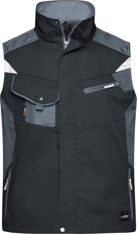 Daiber JN 822 Pracovní vesta - Strong 02.0822 black/carbon