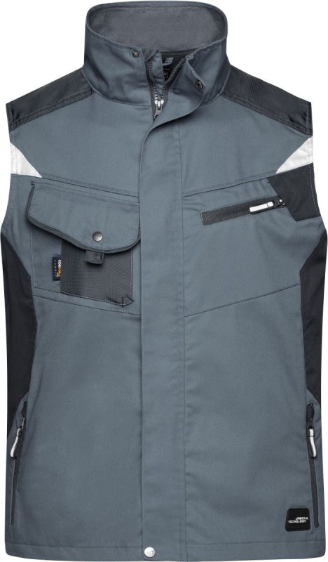 Daiber JN 822 Pracovní vesta - Strong 02.0822 carbon/black