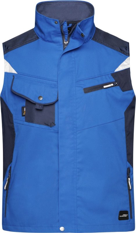 Daiber JN 822 Pracovní vesta - Strong 02.0822 royal/navy - Dámské oblečení vesty
