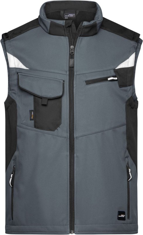 Daiber JN 845 Pracovní vesta - Strong 02.0845 carbon/black