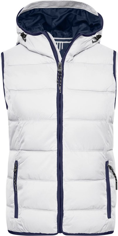 Daiber JN 1075 Dámská vesta "Maritim" 02.1075 white/navy