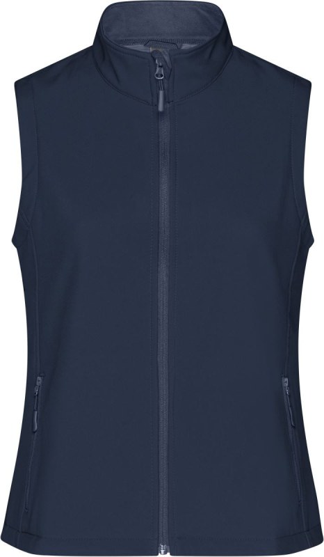 Daiber JN 1127 Dámská 2-vrstvá promo softshellová vesta 02.1127 navy/navy