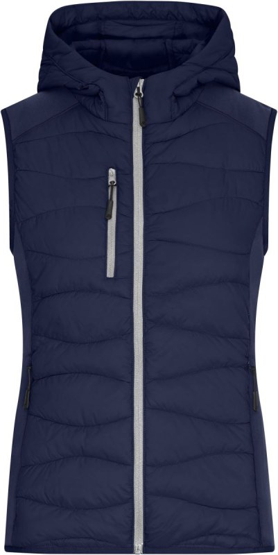 Daiber JN 1327 Dámská strečová fleecová vesta 02.1327 navy/navy - Dámské oblečení vesty