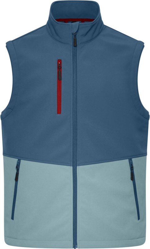 Daiber JN 1888 3-vrstvá softshellová vesta 02.1888 deep blue/steel blue - Dámské oblečení vesty